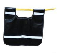 ZiStarlilife Winch Rope Dampener Blanket With Reflective Strips Safety Cable Damper Cushion For Outdoor Rescue In Desert Mountain Muddy Terrain Foldable Quick Drying With Inner Pocket Black(Black)