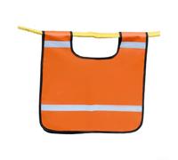 ZiStarlilife Winch Rope Dampener Blanket With Reflective Strips Safety Cable Damper Cushion For Outdoor Rescue In Desert Mountain Muddy Terrain Foldable Quick Drying With Inner Pocket Black(Orange)