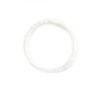ZiStarlilife Wool Felt Sealing Gasket For Espresso Machine, Shockproof Spacer Washer For Grinder Burr, 25X25x1cm White Coffee Accessory To Reduce Noise And Prevent Leaks