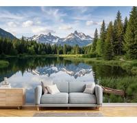 ZISTRCBAO American-Style Healing Scenery Wallpaper for Living Room