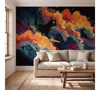ZISTRCBAO Japanese Ukiyo-E Style Wallpaper for Living Room