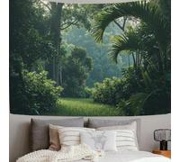 ZISTRCBAO Tropical Rainforest Trails Tapestry Greenery Tapestry Natural Scenery Wall Hanging Home Large Wall Art Decorations for Bedroom Dorm Room 100x75cm