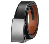 Zitahli Ratchet Belts for Men,Adjustable for Gift mens belt Leather For Dress and Casual Trim to Fit,Men's Accessories, Black-3103, 34" to 40" Waist Adjustable