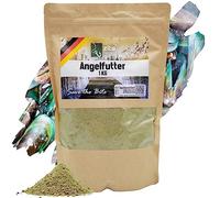 Zite Fishing Ground Feed Carp Fishing - Strong Attraction on Coarse Fish - 1 kg High-Quality Groundbait Carp Food Resealable - Also Ideal for Bream, Roach Eyes and More (Shell)