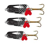Zite Fishing Metal Spoons Lures Kit - 3Pcs Artificial Baits for Perch Pike Fish Spinning - 16-34g