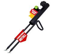 Zite Fishing Umbrella Support - Brolly Spike with Foot Bar and Twist Grip Lock - 33.5cm