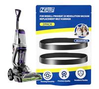 ZITFRI Replacement Belts for Bissell 2910, 2987, 2806, 28062, 29878, 29879, 2190W PowerForce TurboClean PowerBrush Pet Carpet Cleaner, Flat Pump Belt Compatible with Part #1606428 (2 Pack)