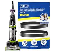 ZITFRI Style 7/9/10 P/N 3031120 Replacement Belt for Bissell Vacuum,Vacuum Belt Fit Bissell Powerforce Helix Powerlifter Cleanview Swivel Rewind Pet Vacuum Cleaner, 2031093 32074 3031123, 2Pack
