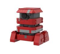 ZITIANYOUBUILD B2EMO / Bee-Two Red Robot with Black Sensor 349 Pieces from Movie MOC Build for Age 18+