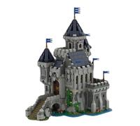 ZITIANYOUBUILD Black Castle Model 3284 Pieces Medieval Castle Alternate Build MOC Build for Age 18+
