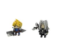 ZITIANYOUBUILD Claude and Sephiroth from Electronic Role-Playing Game 546 Pieces MOC Build for Age 18+