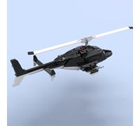 ZITIANYOUBUILD Featured Helicopter with Display Stand from TV Series 1039 Pieces MOC Build for Age 18+