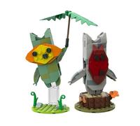 ZITIANYOUBUILD Green Korok and Blue Korok Model 256 Pieces Building Toys Set MOC Build for Age 18+