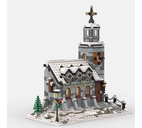 ZITIANYOUBUILD MOC-58208 Little Winter Church Model 1077 Pieces for Winter Village MOC Build for Age 18+