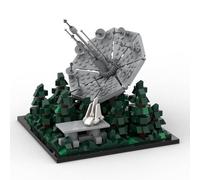 ZITIANYOUBUILD Shield Generator - Architecture Scale from Movie Episode VI 989 Pieces MOC Build for Age 18+
