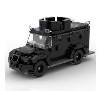 ZITIANYOUBUILD Wheeled SWAT Vehicle for Military and Law Enforcement Use 300 Pieces MOC Build for Age 18+
