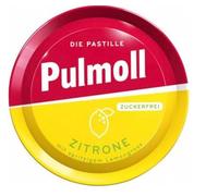 Zitrone zuckerfrei - Pastilles allemandes pour la gorge, rafraîchissantes et sans sucre, idéales pour le bureau, la route et les moments conviviaux - Compatible avec Pulmoll - 50 g