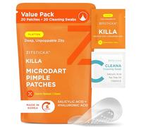 ZitSticka KILLA Kit Microdart Pimple Patches - Advanced Microdart Patch for Early-Stage Zits - Targeted ZitSticka Microdart Pimple Patch & Spot Patches for Breakout Control - 20 Count