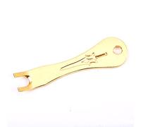 Zittop Acoustic Guitar Bridge Pins Puller Peg Remover - Strings Change - Multifunction Guitar Peg Puller Bridge Pin Remover Extractor Removal Metal Handy Tool Kit Accessories (Golden)