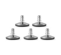 ZIUBMVDYC Adjustable Levelling Feet, 5Pcs Replace Swivel Caster Wheels To Fixed Stationary Stem Fit