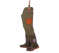 ZIUBMVDYC Comfortable Hip Waders, Sturdy Mens Fishing Wader No Leaks, for Hunting Marshes Farming(8.5)