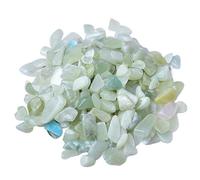 ZIUBMVDYC Crushed Quartz Chips, Sierra Jade Natural Crushed Stone 5-12mm 500g/1000g(7 9mm,1000g)