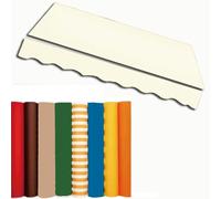 ZIUSFAC 12'x10' 13'x8' Patio Awning Replacement Fabric Manual Electric Retractable Awning Replacement Top Cover Sun Shade Shelter Cloth Waterproof(Beige,11.5x8.2ft/3.5x2.5m)