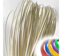 ZIUSFAC 164ft Wicker Repair Kit Round Plastic Wicker Replacement Material Faux Rattan Supplies Synthetic Rattan Weaving Material For Patio Furniture Sofa Chair(White)