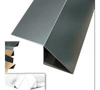 ZIUSFAC 39in Door Transition Strip Wood To Tile Edge Reducer, Threshold 2/5''- 2'' Height Threshold Strip, Threshold Ramp Metal Transition Strips For Carpet To Tile Sweeper(Light gray,High 10mm x wide
