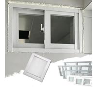 ZIUSFAC Aluminum Basement Slider Window Mobile Home Window 20" 22" 24" 26" 28" 30" Shed Replacement Window Small Ventilation Window with Screen(White,(WxH)70x50cm/28x20")