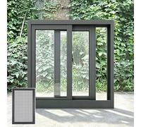 ZIUSFAC Basement Window for Houses Shed Windows Aluminum Slider Window Household Garage Mobile Home Horizontal Replacement Window 31x12in 32x13in 39x22in(Gray,(WxH)68x50cm/27x20")