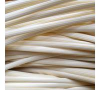 ZIUSFAC Flat PE Rattan Weaving Material Synthetic Rattan Furniture Fixing Kit Wicker Repair Kit Storage Basket Weaving Material Faux Rattan 197ft(Beige)