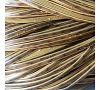 ZIUSFAC Flat PE Rattan Weaving Material Synthetic Rattan Furniture Fixing Kit Wicker Repair Kit Storage Basket Weaving Material Faux Rattan 197ft(Effect yellow)