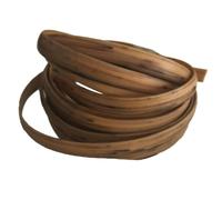 ZIUSFAC Patio Furniture Wicker Repair Kit 196ft Wicker Repair Supplies Flat Synthetic Rattan Fix Kit PE Rattan Outdoor Chair Sofas Repair Material(Wood grain)