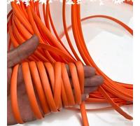ZIUSFAC Patio Furniture Wicker Repair Kit 196ft Wicker Repair Supplies Flat Synthetic Rattan Fix Kit PE Rattan Outdoor Chair Sofas Repair Material(Orange)