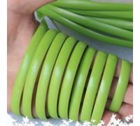 ZIUSFAC Patio Furniture Wicker Repair Kit 196ft Wicker Repair Supplies Flat Synthetic Rattan Fix Kit PE Rattan Outdoor Chair Sofas Repair Material(Green)