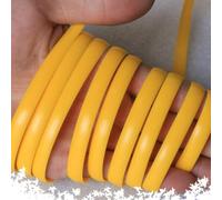 ZIUSFAC Patio Furniture Wicker Repair Kit 196ft Wicker Repair Supplies Flat Synthetic Rattan Fix Kit PE Rattan Outdoor Chair Sofas Repair Material(Yellow)