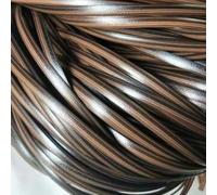 ZIUSFAC Plastic Rattan Weaving Material Synthetic Wicker Repair Kit PE Rattan Roll Patio Furniture Repair Supplies Wicker Repair Material For Woven Handmade Baskets(Coffee Embossed)