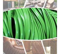 ZIUSFAC Wicker Patio Furniture Repair Kit Plastic Wicker Repair Supplies PE Rattan Repair Material Synthetic Rattan Replacement Material For DIY Chair Basket Repair(Green)