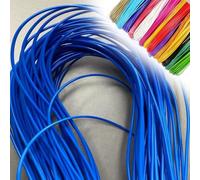 ZIUSFAC Wicker Repair Material Round Synthetic Rattan Weaving Material Plastic Rattan DIY Wicker Repair Kit PE Rattan Replacement Material 3mm Rattan Repair Kit 230ft(Blue)