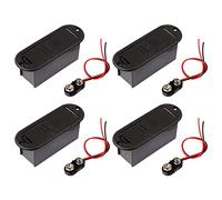 ZIUTPDAX 4X 9V Battery Holder Case for Active Guitar Bass Pickup