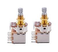 ZIUTPDAX 4X Guitar Pots 500K Short Split Shaft Audio Taper Push/Pull Potentiometer