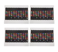 ZIUTPDAX 4X Learning to Play with A Note Sticker for the Fretboard Comb Suitable for Electric Guitar, Acoustic Guitar