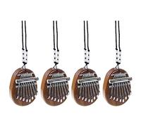 ZIUTPDAX 4X Mini Kalimba 8 Keys Thumb Piano Great Sound Finger Keyboard Musical Instrument