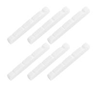 ZIUTPDAX 6X Pre-Slotted Flat Bottom Bone Bass Nut for 4 String Precision Bass, 38X3.5X5/4.5mm