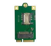 ZIUTPDAX Ngff M.2 to Mini Pci-E Adapter NGFF to Mini Pcie Adapter Board with SIM Card Slot for L860- DW5820E DW5816E EM7455