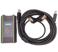 Zivases 16ft PLC Cable for Siemens S7-200/300/400, 6ES7 972-0CB20-0XA0, USB/MPI, Data Download, Programming, Touch Screen, CNC, Win7, V5.5 Compatible