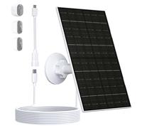 Zivif 7W Solar Panel for Arlo Essential 2K (2nd Gen), Essential XL Spotlight Cameras, USB-C Solar Charger with Micro USB Connector, IP66 Waterproof, 360° Adjustable Mount, 7.2ft Cable