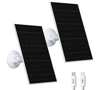 Zivif 7W Solar Panel for Eufy 2/2 Pro/2C/2C Pro/E20/E40/E Camera, 2 Pack