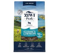 ZIWI Peak Dry Dog Food (Air-Dried) - Complete Grain Free Dog Food Dry - Raw Alternative & Toppers for Puppy/Adult/Senior - New Zealand Mackerel & Lamb Recipe - 1kg